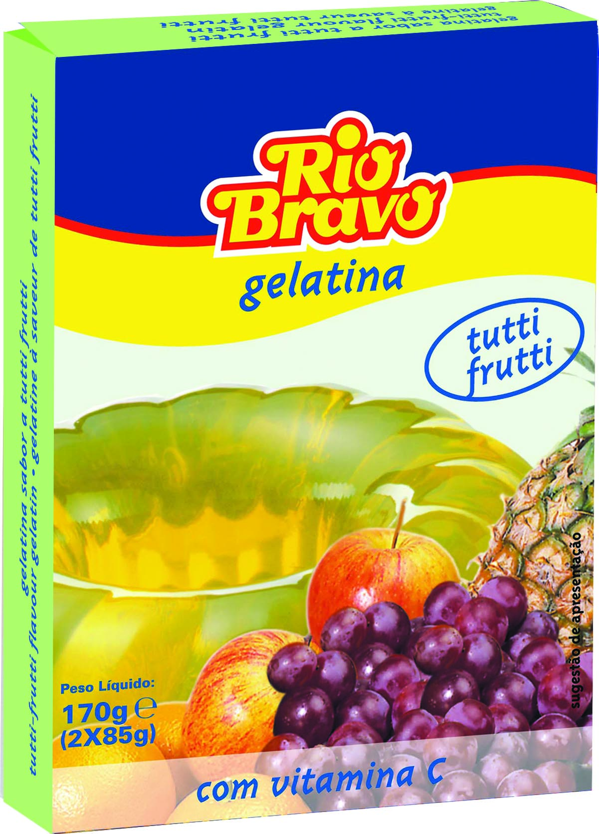 GELATINA TUTTI FRUTTI 2X85GR RIO BRAVO